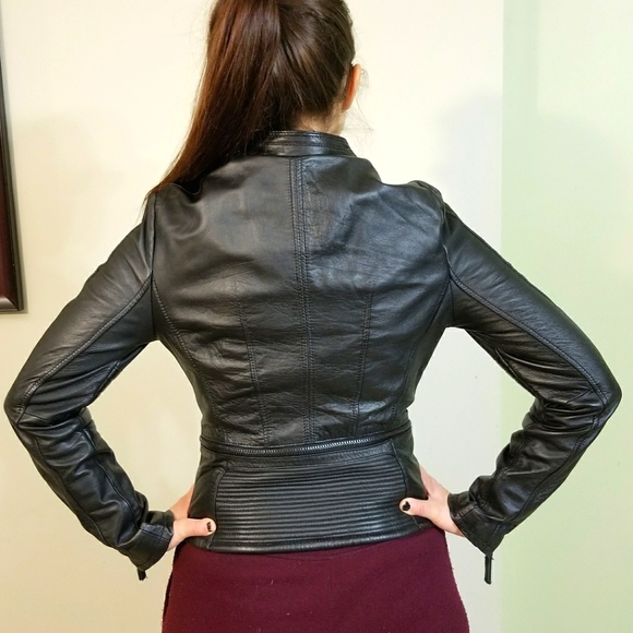 Zara Leather Jacket - Never Been Worn - Picture 4 of 5